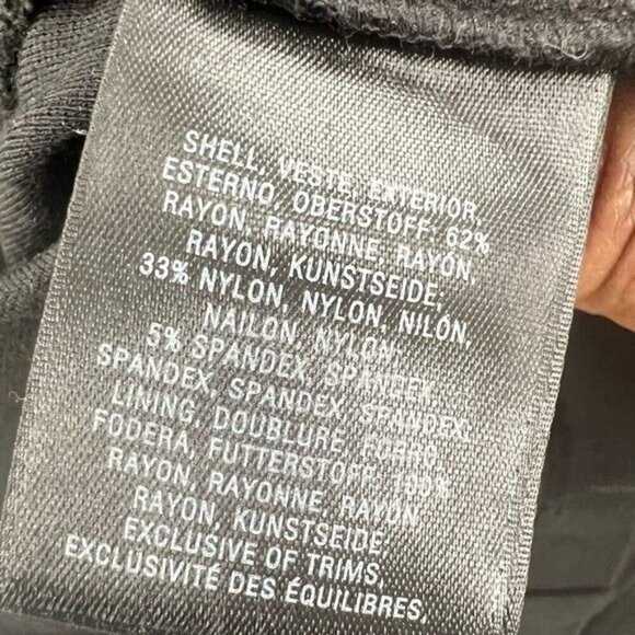 Maeve Anthropologie black dress with white bias sleeveless size 12 - Picture 6 of 8